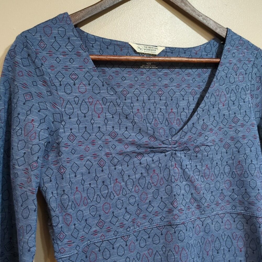 Toad&Co Rosalinda Dress Sz S Blue 3/4 Sleeve Gorpcore Outdoor Hike Casual Travel - Picture 2 of 9